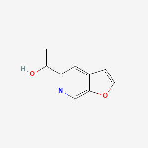 molecular formula C9H9NO2 B8361652 1-(Furo[2,3-c]pyridin-5-yl)ethanol 