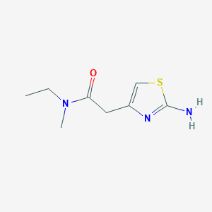 2-(2-amino-1,3-thiazol-4-yl)-N-ethyl-N-methylacetamide