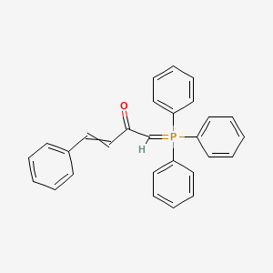 4-Phenyl-1-(triphenyl-lambda~5~-phosphanylidene)but-3-en-2-one