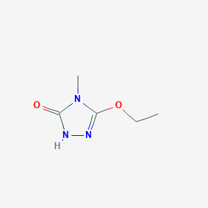 molecular formula C5H9N3O2 B8361813 5-ethoxy-4-methyl-2,4-dihydro-3H-1,2,4-triazol-3-one 