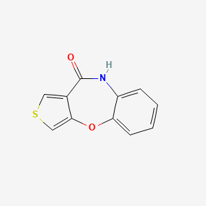 molecular formula C11H7NO2S B8361848 thieno[3,4-b][1,5]benzoxazepin-10(9H)-one 