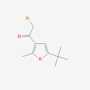 3-(Bromoacetyl)-5-t-butyl-2-methyl-furan
