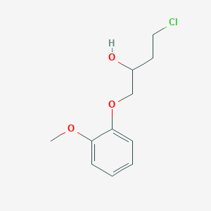 molecular formula C11H15ClO3 B8361905 4-Chloro-1-(2-methoxyphenoxy)-2-butanol 