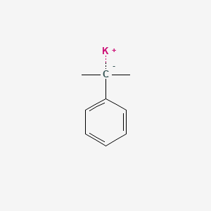 molecular formula C9H11K B8361953 Potassium, (1-methyl-1-phenylethyl)- CAS No. 3003-91-6