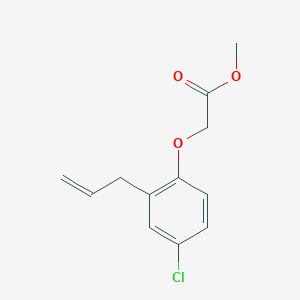 molecular formula C12H13ClO3 B8361967 (2-Allyl-4-chloro-phenoxy)-acetic acid methyl ester 