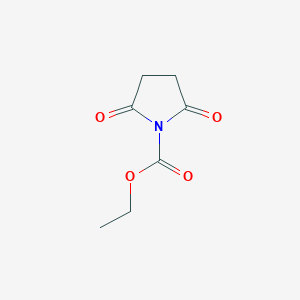 molecular formula C7H9NO4 B8362130 N-ethoxycarbonyl-succinimide 