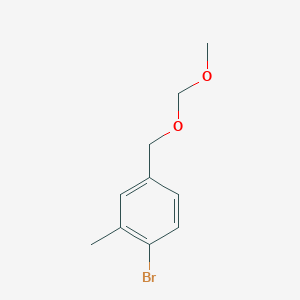 1-Bromo-4-((methoxymethoxy)methyl)-2-methylbenzene