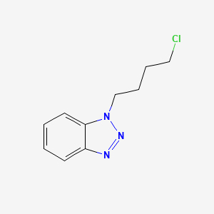 molecular formula C10H12ClN3 B8362148 1-(4-chlorobutyl)-1H-benzotriazole 