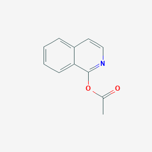 molecular formula C11H9NO2 B8362197 1-Isoquinolinyloxyacetaldehyde 