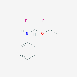 N-(1-ethoxy-2,2,2-trifluoroethyl)aniline