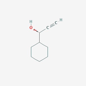 molecular formula C9H14O B8362382 (S)-3-cyclohexyl-1-propyn-3-ol 