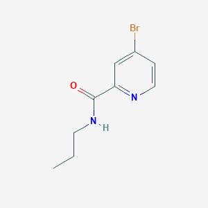 molecular formula C9H11BrN2O B8362423 4-bromo-N-propylpyridine-2-carboxamide 