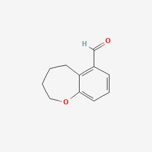 B8362447 2,3,4,5-Tetrahydrobenzoxepin-6-carboxaldehyde CAS No. 209256-43-9