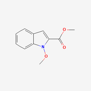 molecular formula C11H11NO3 B8362498 Methyl 1-methoxy-2-indolecarboxylate 