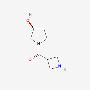 molecular formula C8H14N2O2 B8362519 Azetidin-3-yl-((S)-3-hydroxypyrrolidin-1-yl)methanone 