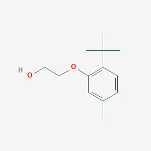 molecular formula C13H20O2 B8362521 2-(2-Tert-butyl-5-methylphenoxy)ethanol 