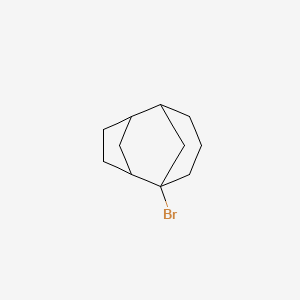 molecular formula C11H17Br B8362528 1-Bromotricyclo[4.3.1.12,5]undecane 
