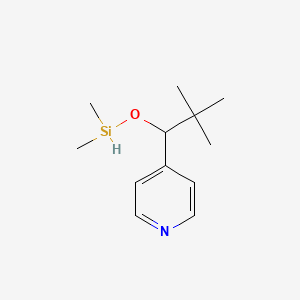 molecular formula C12H21NOSi B8362540 4-(Tertbutyidimethylsilyloxymethyl)pyridine 