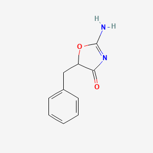 molecular formula C10H10N2O2 B8362600 2-amino-5-benzyl-1,3-oxazol-4(5H)-one CAS No. 15900-27-3