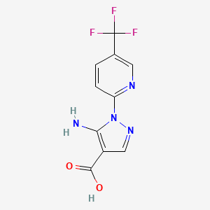 5-Amino-1-(5-trifluoromethyl-pyrid-2-yl)-pyrazole-4-carboxylic acid