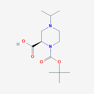 (2R)-1-(tert-butoxycarbonyl)-4-isopropylpiperazine-2-carboxylic acid