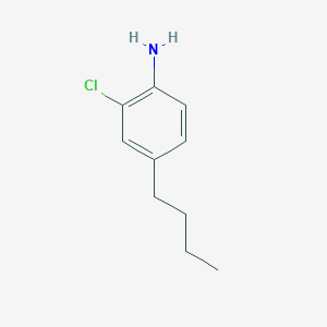 molecular formula C10H14ClN B8362715 2-Chloro-4-butylaniline 