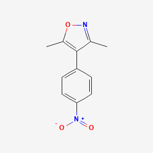 3,5-Dimethyl-4-(4-nitrophenyl)isoxazole