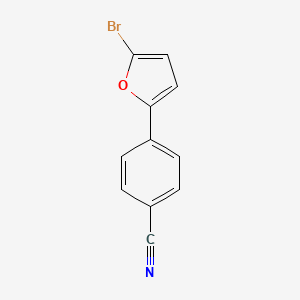 2-Bromo-5-(4-cyanophenyl)furan