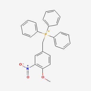 (4-Methoxy-3-nitrophenyl)methyl-triphenylphosphanium