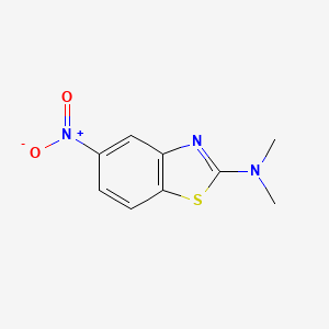 molecular formula C9H9N3O2S B8362949 N,N-dimethyl-5-nitrobenzo[d]thiazol-2-amine 