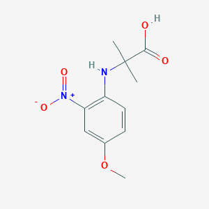 2-Methyl-(2'-nitro-4'-methoxyanilino)-propionic acid