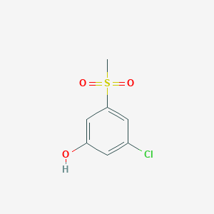 3-Chloro-5-methylsulfonyl-phenol