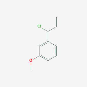 molecular formula C10H13ClO B8363029 1-Chlor-1-(3'-methoxyphenyl)-propane 