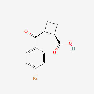 trans-2-(4-Bromobenzoyl)cyclobutanecarboxylic acid