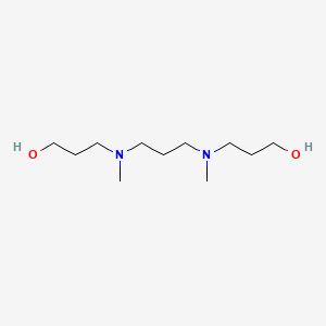 molecular formula C11H26N2O2 B8363044 N,N'-dimethyl-N,N'-bis(3-hydroxypropyl)-1,3-diaminopropane 