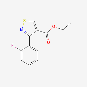 Ethyl 3-(2-fluorophenyl)isothiazole-4-carboxylate