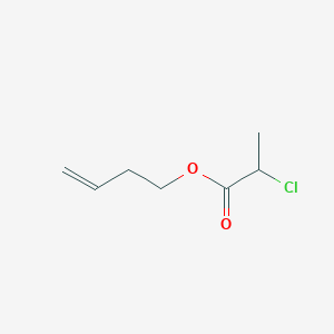 molecular formula C7H11ClO2 B8363090 Propanoic acid, 2-chloro, 3-butenyl ester 