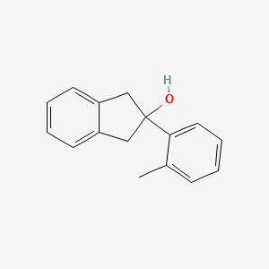 molecular formula C16H16O B8363100 2-(o-Tolyl)-2-indanol 