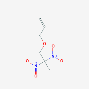 molecular formula C6H10N2O5 B8363104 Allyl 2,2-dinitropropyl ether 