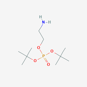 molecular formula C10H24NO4P B8363169 2-Aminoethyl di(tert-butyl) phosphate 