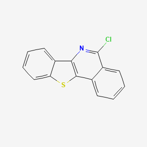 molecular formula C15H8ClNS B8363274 5-Chloro-benzothieno[3,2-c]isoquinoline 