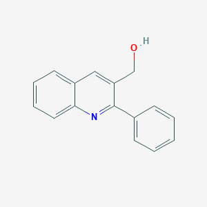 molecular formula C16H13NO B8363284 (2-Phenylquinolin-3-yl)methanol 