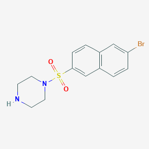 1-(6-Bromonaphthalene-2-sulfonyl)piperazine