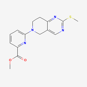Methyl-6-[2-(methylthio)-5,6,7,8-tetrahydropyrido[4,3-d]pyrimidin-6-yl]pyridine-2-carboxylate