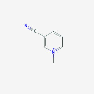 molecular formula C7H7N2+ B8363341 1-Methyl-3-cyanopyridinium 