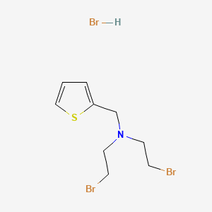 molecular formula C9H14Br3NS B8363374 2-Thenylamine, N,N-bis(2-bromoethyl)-, hydrobromide CAS No. 14742-56-4