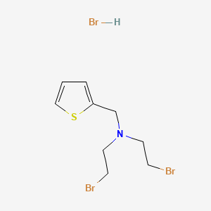 B8363374 2-Thenylamine, N,N-bis(2-bromoethyl)-, hydrobromide CAS No. 14742-56-4