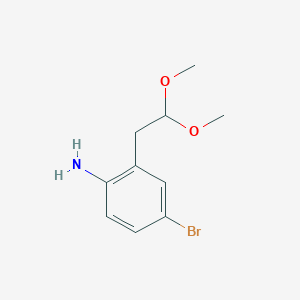 4-Bromo-2-(2,2-dimethoxyethyl)aniline