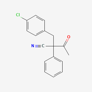 4-(4-Chlorophenyl)-3-cyano-3-phenyl-2-butanone