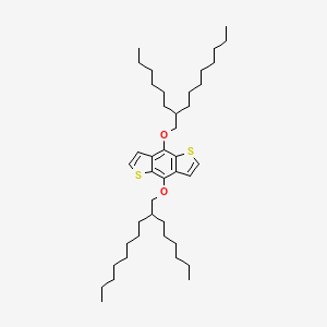 molecular formula C42H70O2S2 B8363491 4,8-Bis((2-hexyldecyl)oxy)benzo[1,2-b:4,5-b']dithiophene 